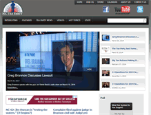 Tablet Screenshot of ncteaparty.com